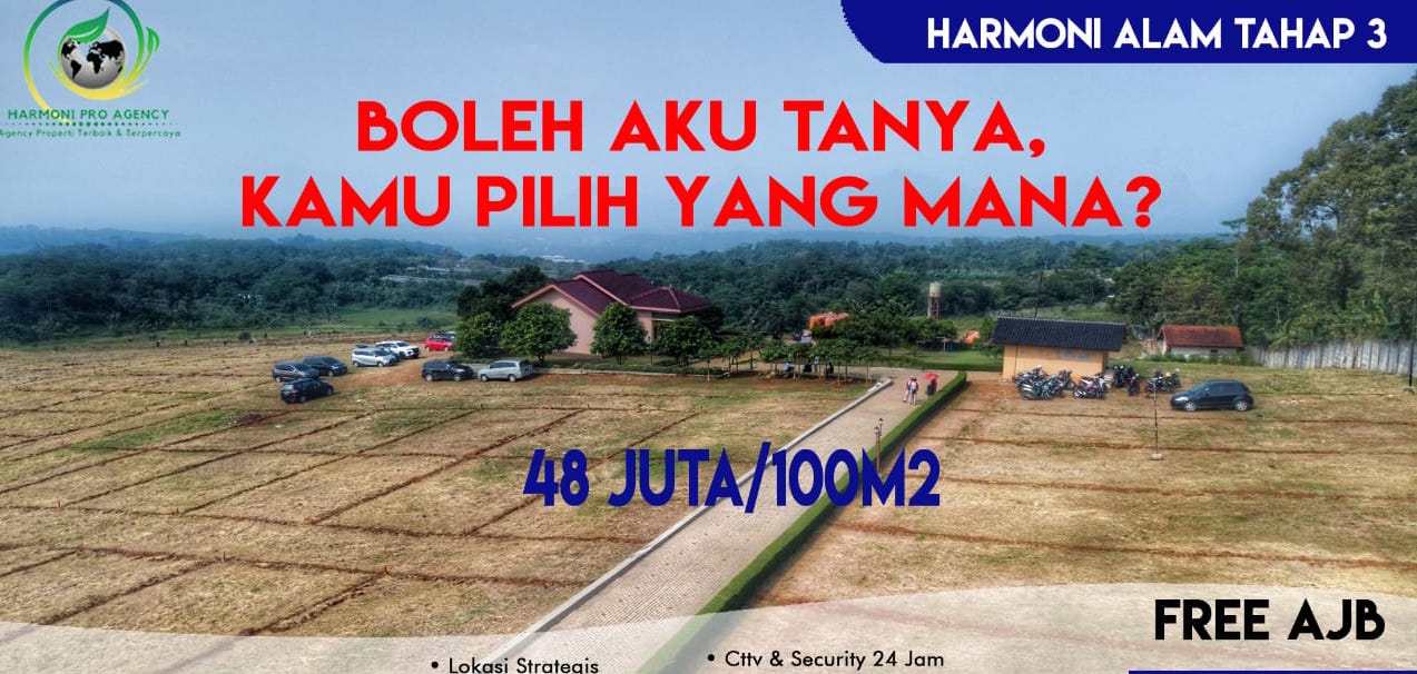 Tawaran Investasi Ciamik di Kavling Ajib Cariu Jonggol, View Mewah Gunung Sangga Buana Karawang