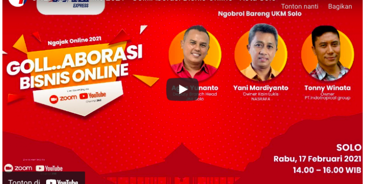JNE Dukung Kolaborasi Bisnis Online UMKM Samarinda