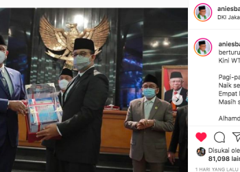 Anies dan Ridwan Kamil Saling Berucap Selamat atas Raihan WTP, Pengamat : Sinyal Pilpres 2024