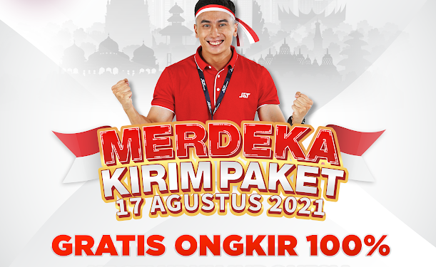 Apresiasi #100JutaPelangganJNT, J&T Express Gelar Program Merdeka Kirim Paket Pada HUT RI ke 76