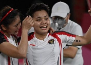 Greysia / Apriyani Sumbang Emas Perdana Bagi Indonesia