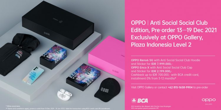 OPPO Luncurkan Koleksi Terbatas dan Eksklusif untuk Gen Z,  ASSC X OPPO Reno6 5G dan OPPO Enco X