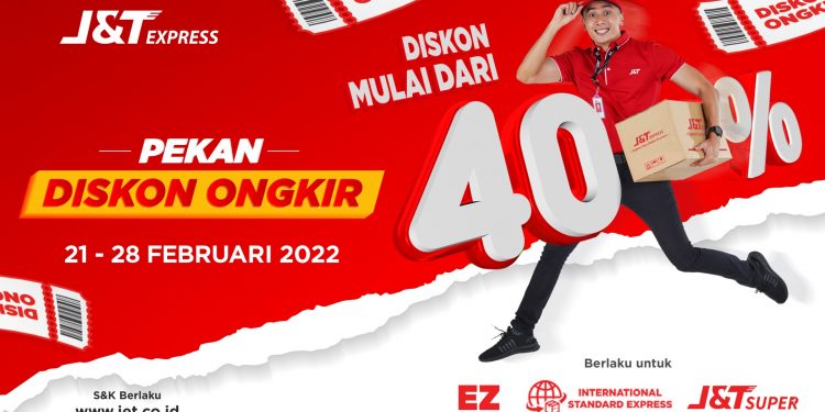 J&T Express Hadirkan Kembali Pekan Diskon Ongkir Mulai Dari 40% Ke Seluruh Wilayah Indonesia