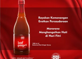 Mororene, Sensasi Mewah Dalam Sirup Jahe Merah