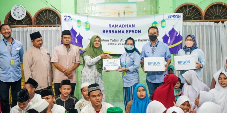 PT Epson Indonesia Gelar Program CSR melalui Santunan dan Bantuan Bersama Anak – anak Yatim Piatu dan Dhuafa
