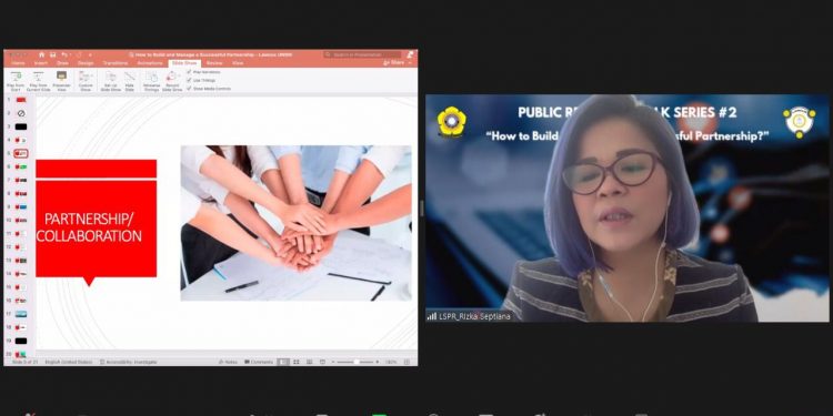 Dorong Sadar Public Relations, Lawcus Fakultas Hukum Universitas Sriwijaya Hadirkan Pakar PR dari LSPR Institut