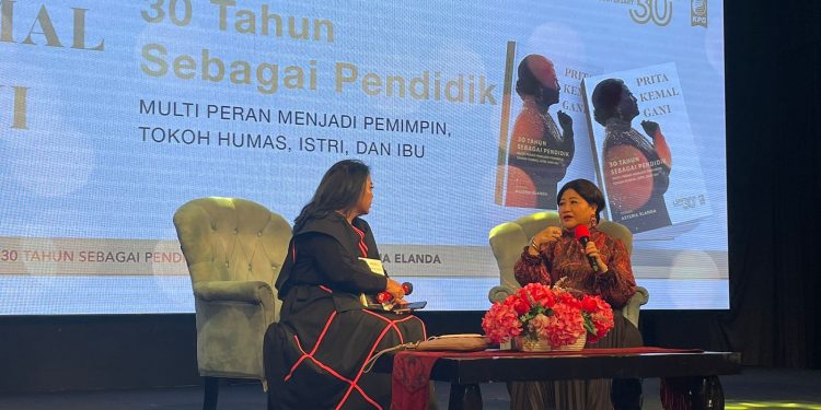 Prita Kemal Gani Luncurkan Biografi 30 Tahun Sebagai Pendidik