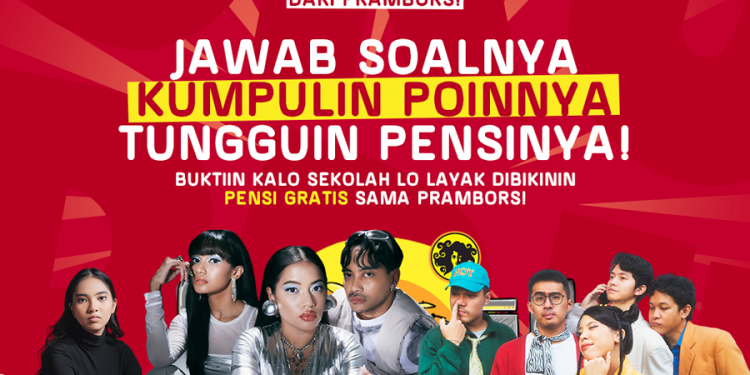 PRAMBORS Kembali Adakan Skulprize, Beri Pensi Gratis ke SMA Se-Indonesia