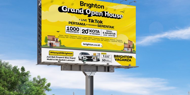Geliatkan Industri Properti, Brighton Real Estate Luncurkan Grand Open House 1000 Property Serentak di 23 Kota Se-Indonesia
