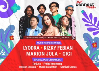 8 Tahun Melayani Masyarakat Indonesia,  J&T Express Gelar Festival J&T Connect Fest 2023 Special Performance Lyodra dan Rizky Febian  