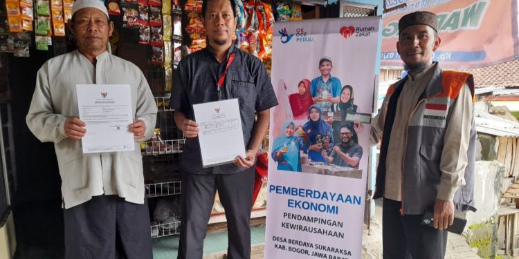 OK OCE Peduli Bersama Rumah Zakat Berikan Bantuan Kewirausahaan dan Pendampingan Untuk Masyarakat