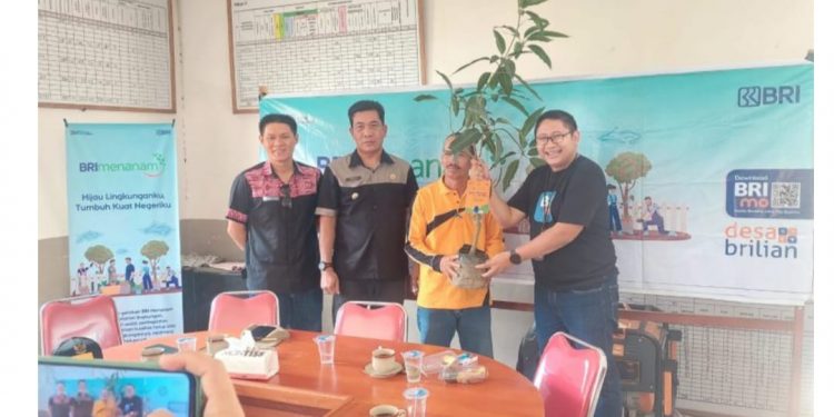 Program BRI Menanam, 5 Desa di Sintang Tanam Ratusan Bibit Mangga