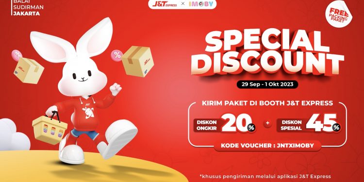 J&T Express Berikan Promo Spesial hingga 45% Eksklusif di Pameran IMOBY