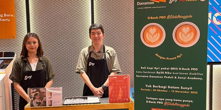 Gandeng Kopi Sunyi, Danamon Ajak Nasabah Ikut Bangun Masa Depan Kawan Difabel