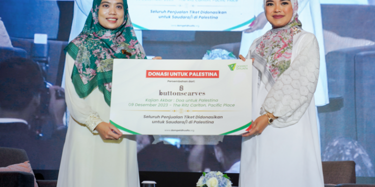 Buttonscarves Beri Bantuan Dana dan Doa Bersama untuk Masyarakat Palestina