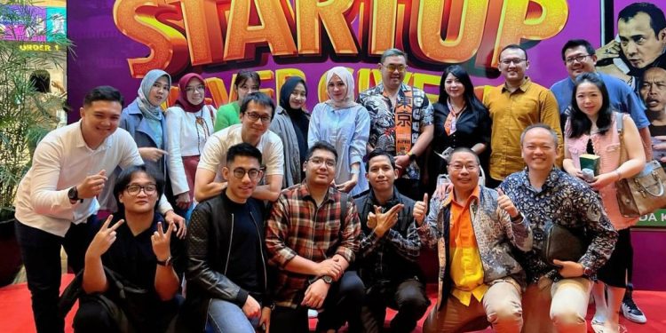 Nonton Bareng Film Start Up Never Give Up, Begini Cerita HIPMI Jakarta Barat dan Komunitas  @BillionaireMindset.id