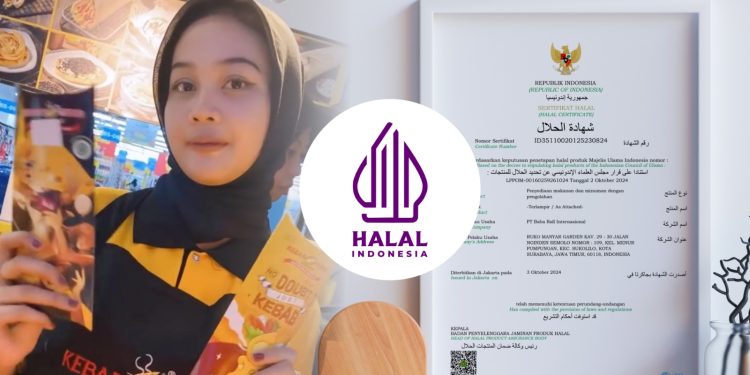 Patuh Kebijakan : Kebab Turki Baba Rafi Sudah Kantongi Sertifikat Halal