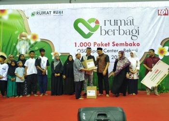 RUMAT Berbagi 1.000 Paket Sembako untuk Yatim & Dhuafa di Bekasi