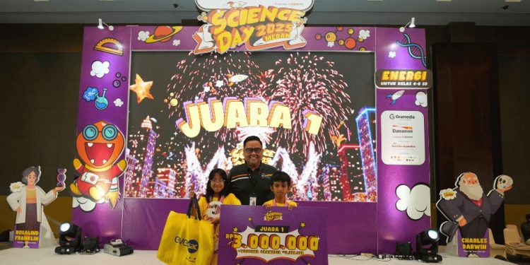 Ilmuwan Cilik Medan Unjuk Kreativitas di Gramedia Science Day 2025 bersama Danamon
