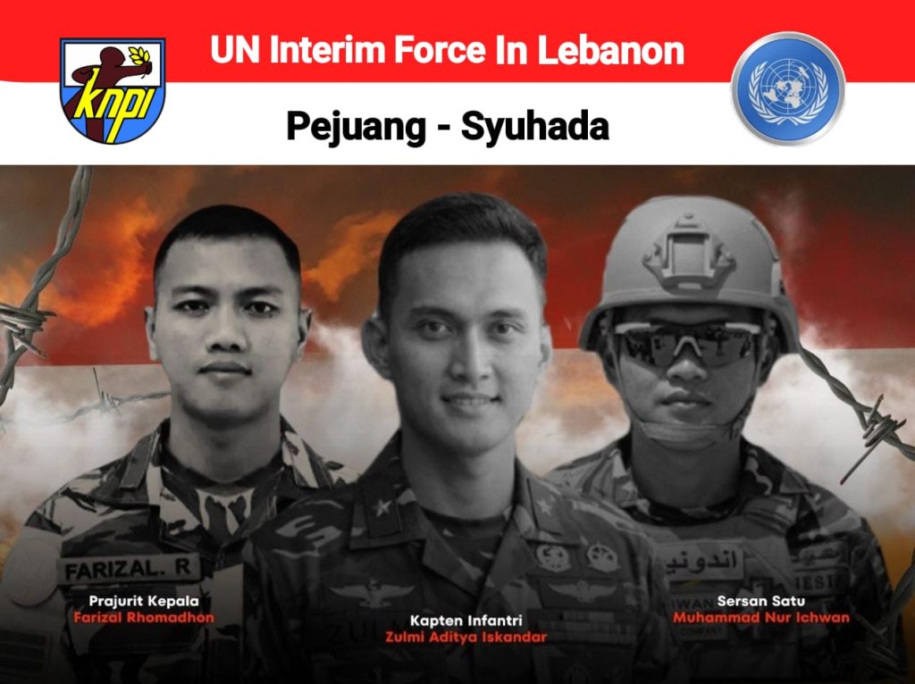 DPP KNPI Kutuk Keras Pembunuhan TNI Oleh Militer Israel