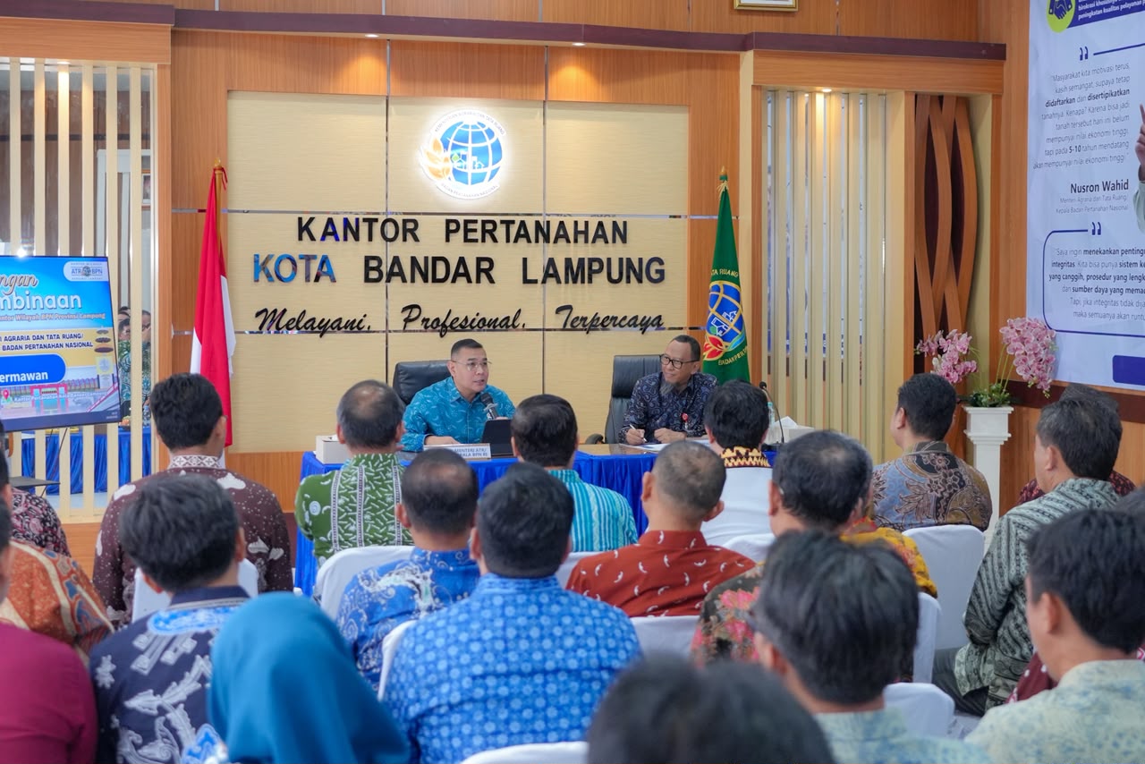 Wamen ATR BPN Tegaskan Pelayanan Loket Jadi Tolok Ukur Keberhasilan Kantor Pertanahan