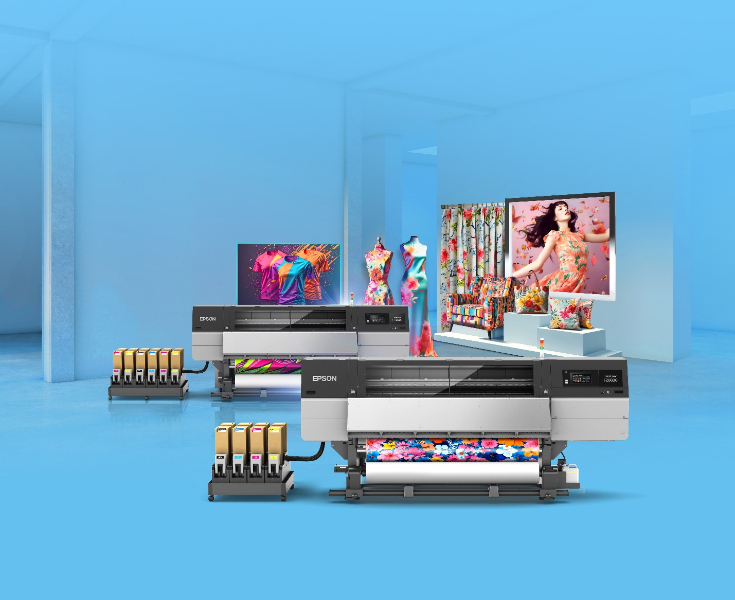 Epson Perkuat Dominasi di Industri Tekstil Digital Lewat Printer Dye-Sublimation Generasi Terbaru SC-F20030